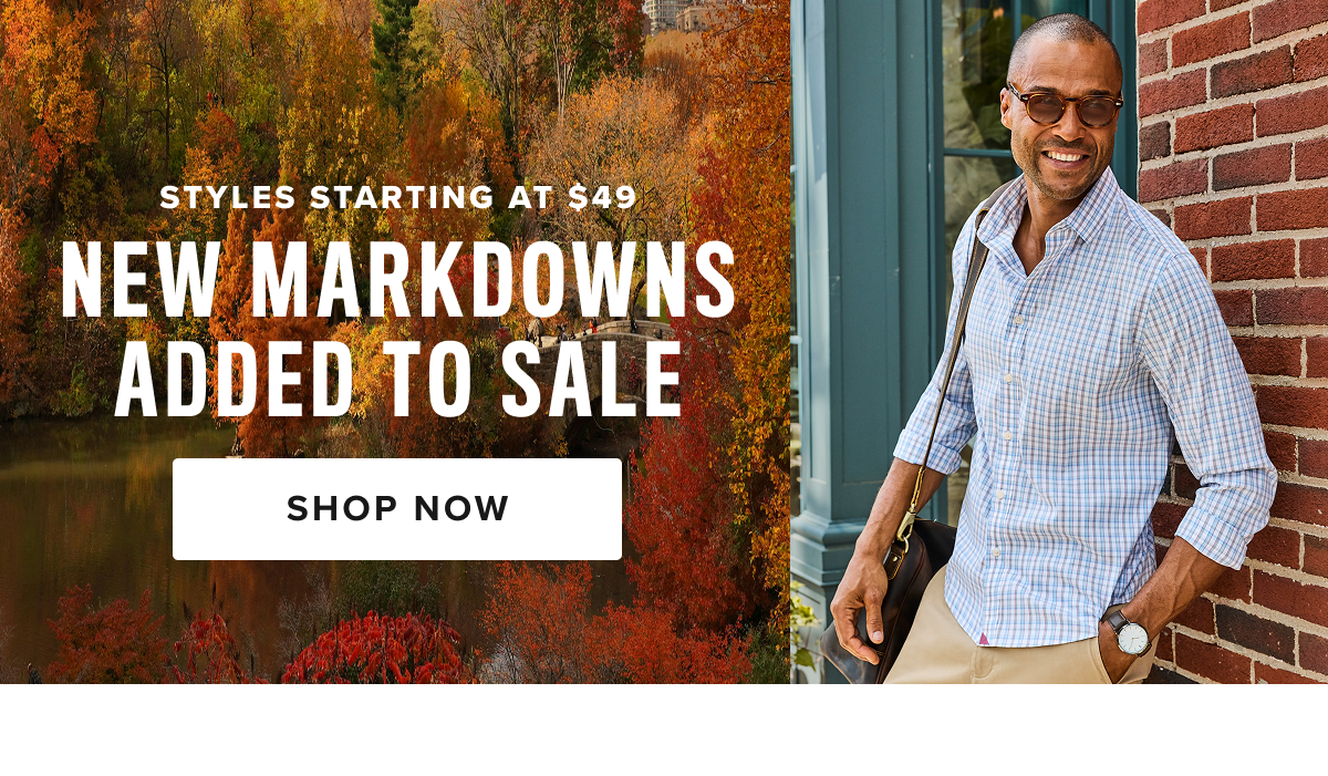 New Markdowns Added To Sale Starting at $49