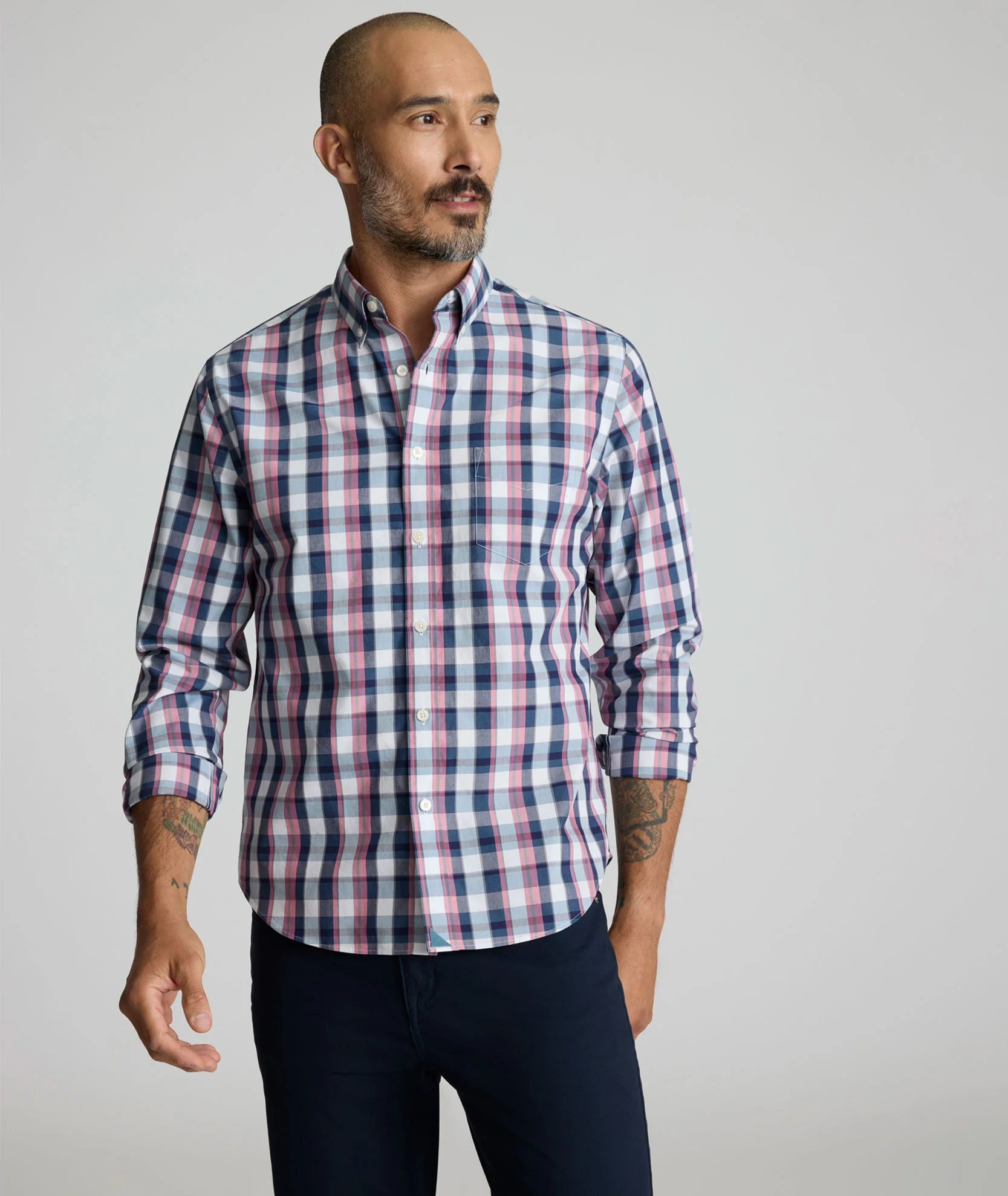 Image of Wrinkle-Free Schwarz Shirt