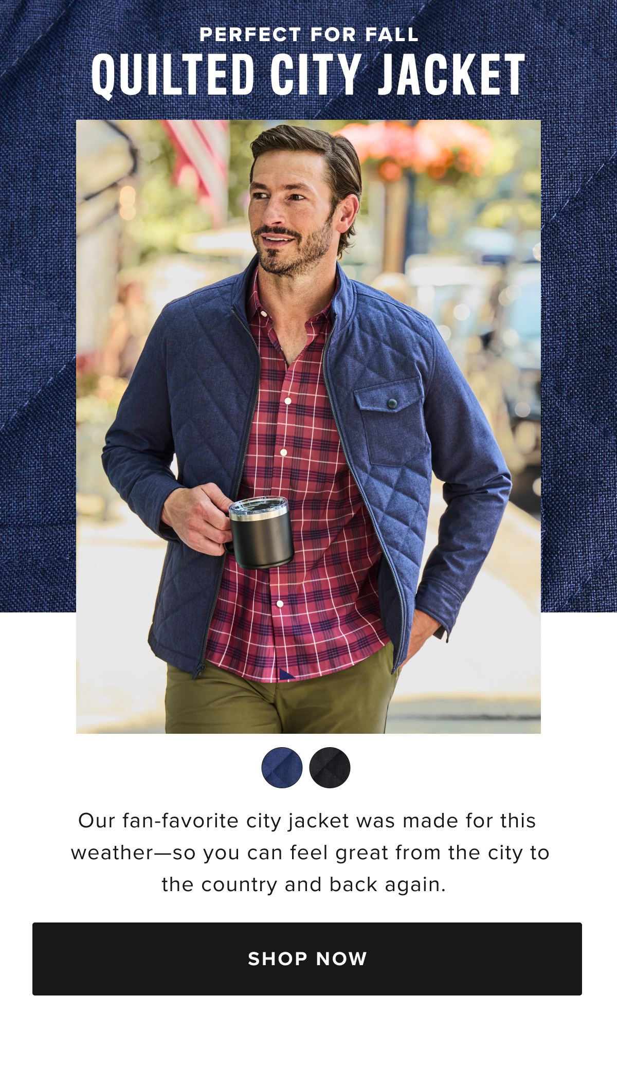 Perfect For Fall: Quilted City Jacket