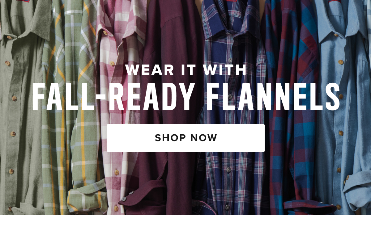 Wear it with Fall-Ready Flannels