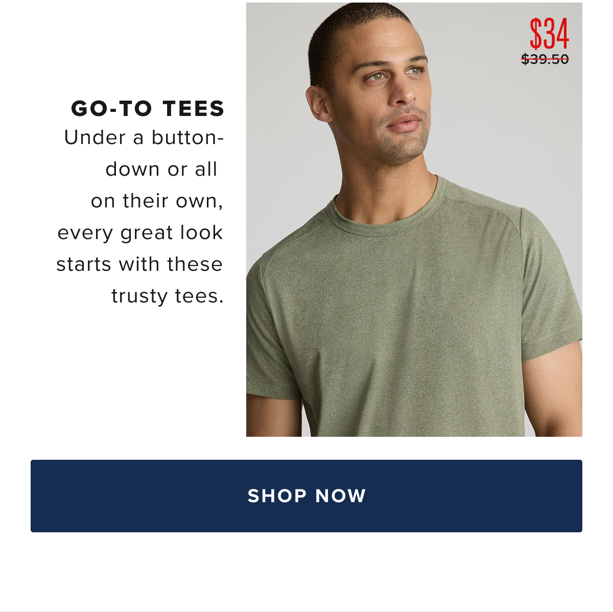 Tees For $34