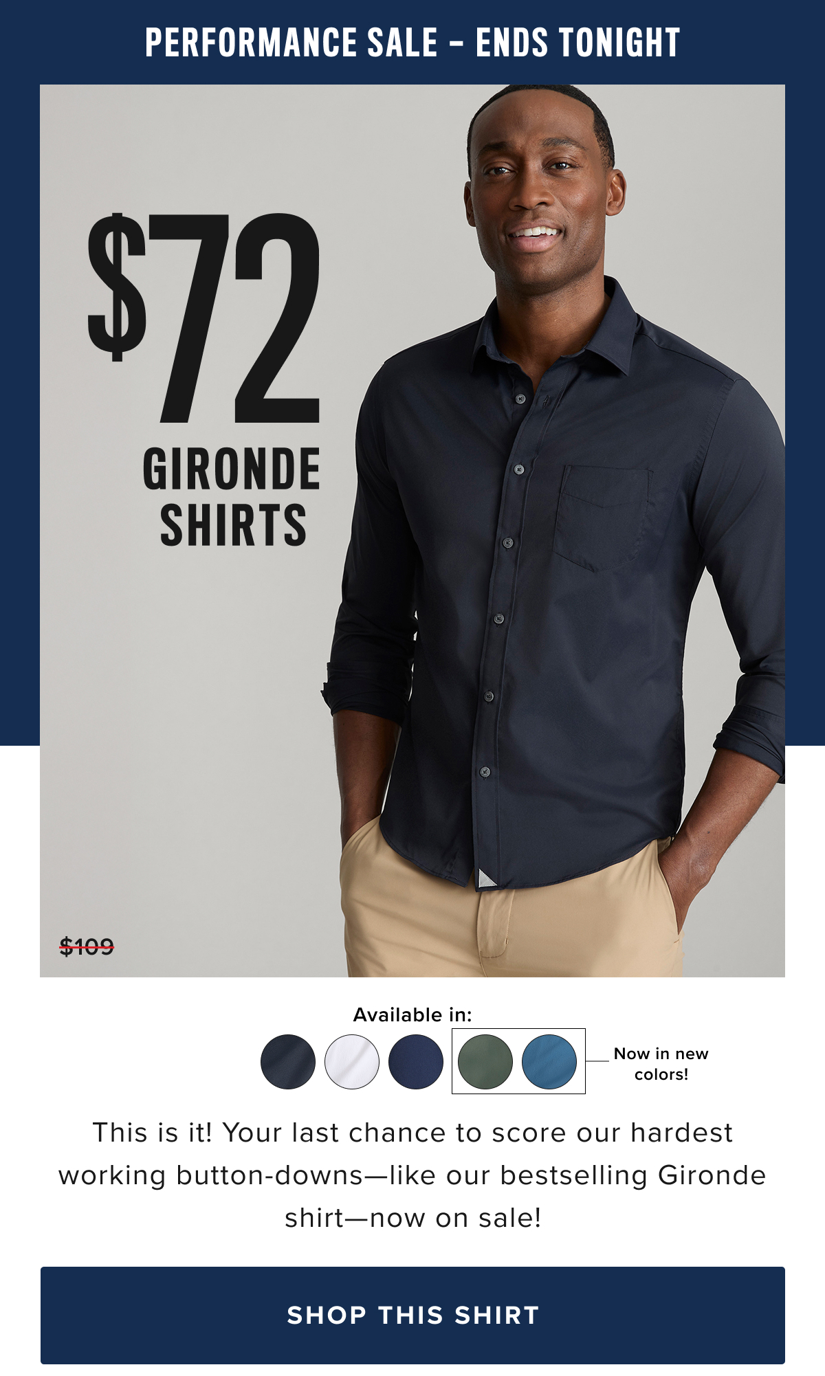 $72 Gironde Shirts