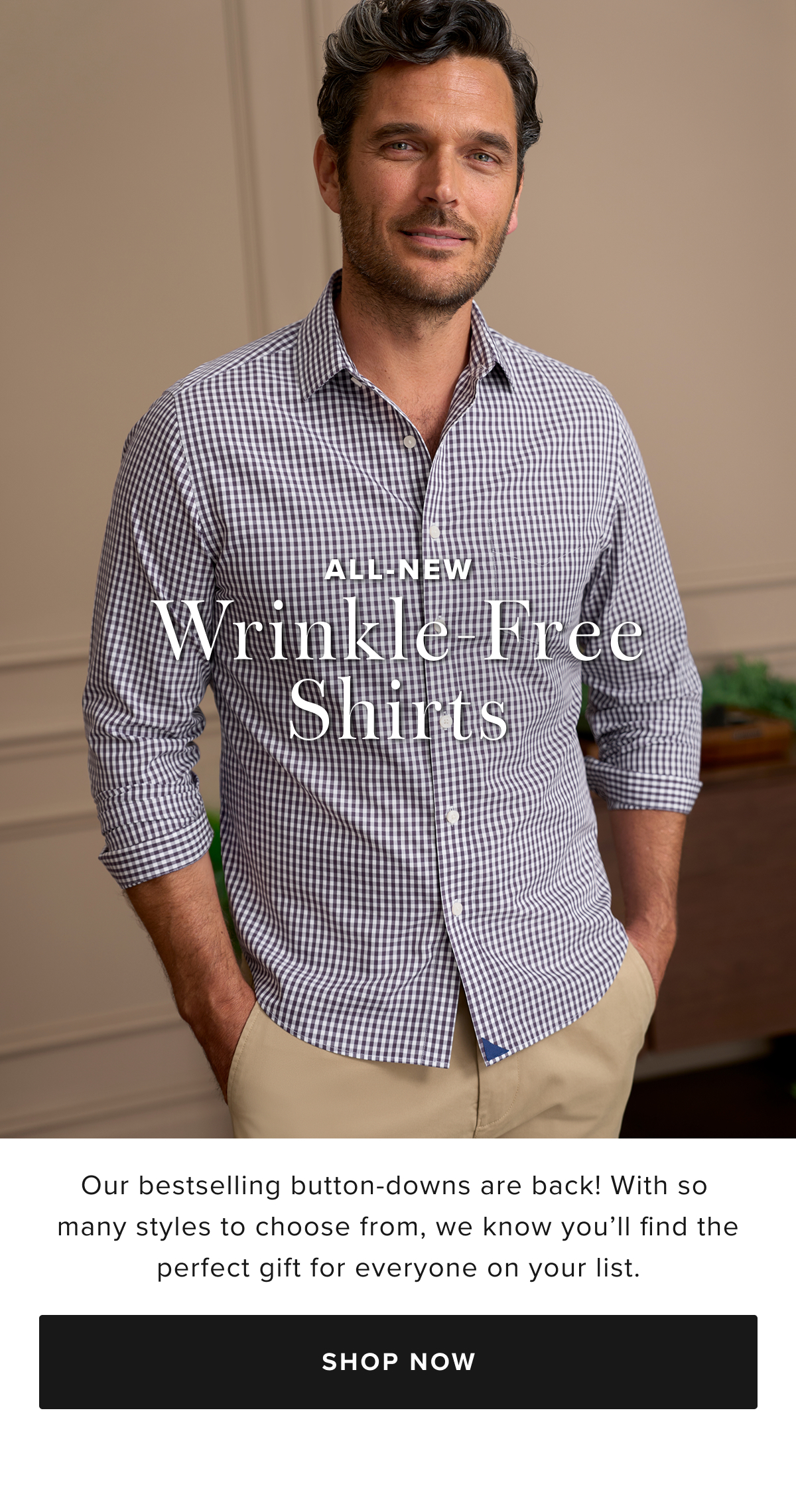 All-New Wrinkle-Free Shirts