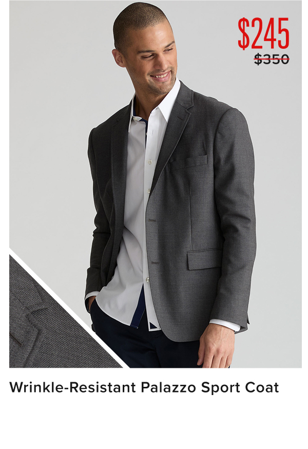 $263 Wrinkle-Resistant Palazoo Sport Coat