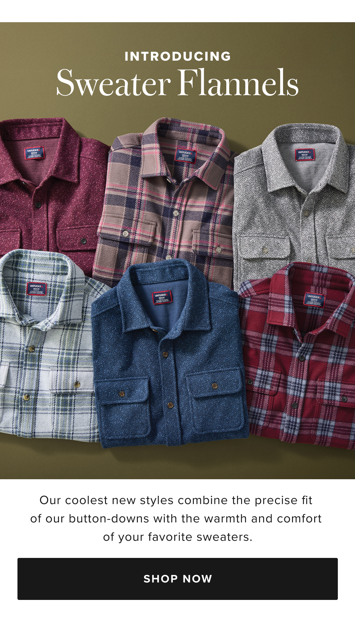 Introducing Sweater Flannels