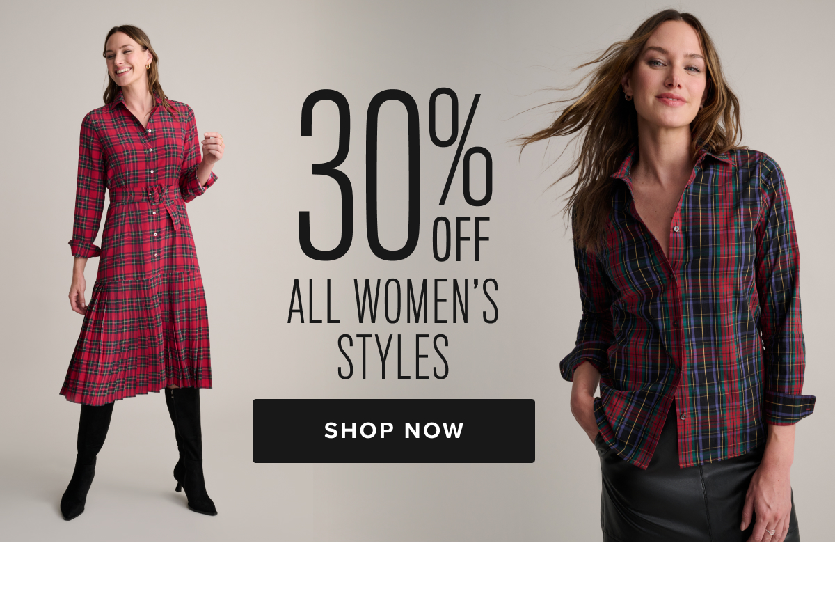 Shop 30% Off All Women's Styles