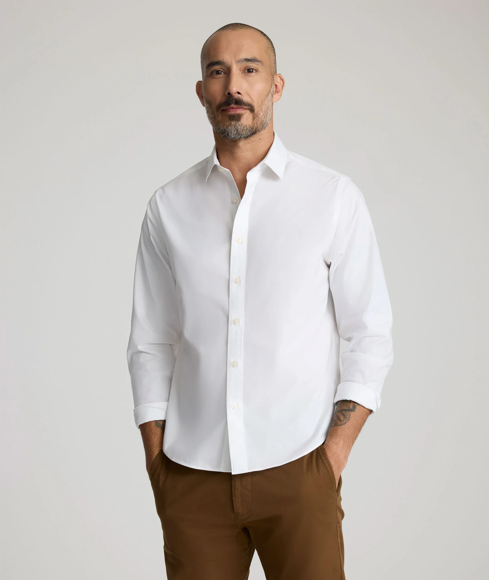 Image of Wrinkle-Free Stretch Cotton Arden Shirt