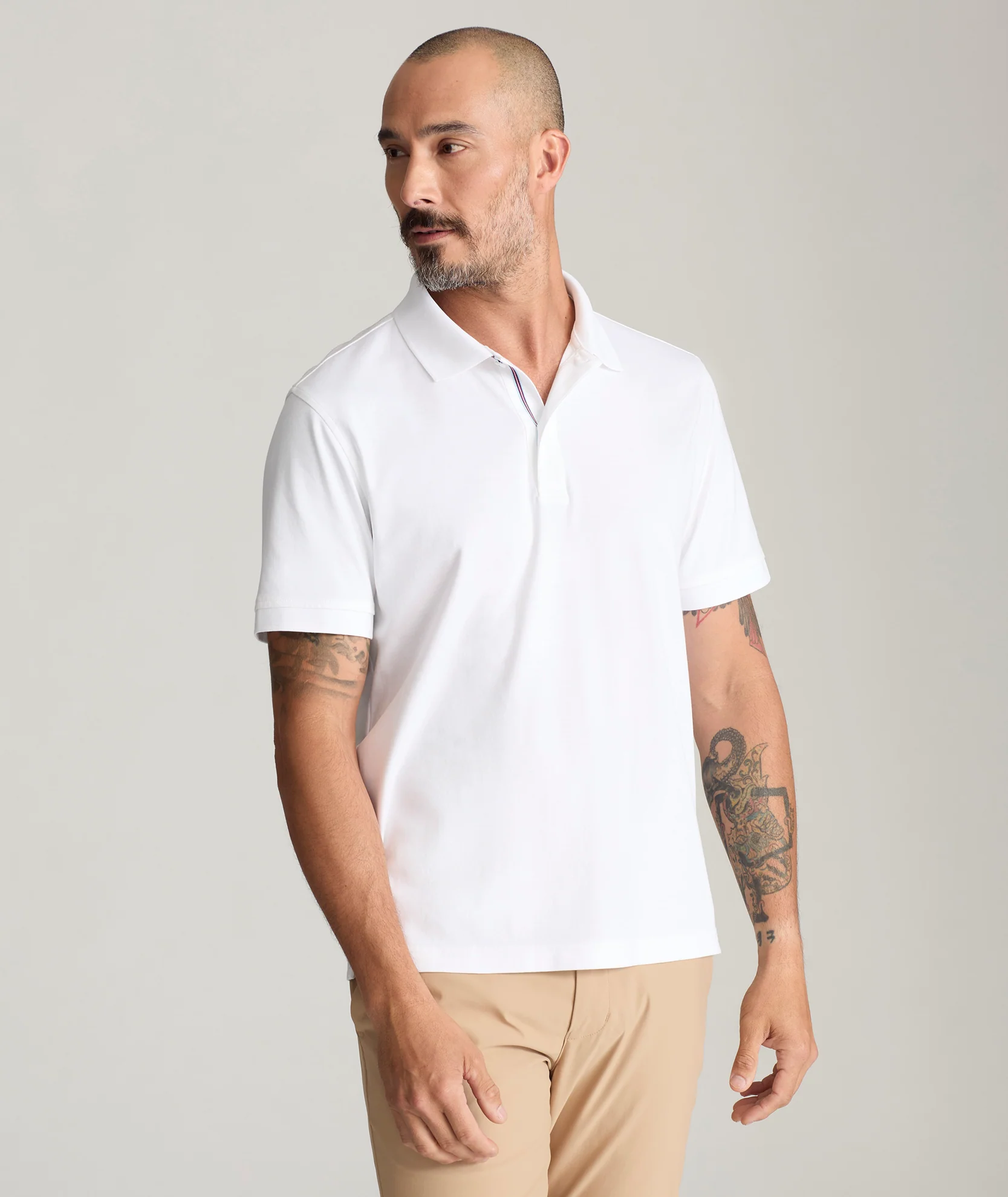 Image of Wrinkle-Free Damaschino Polo