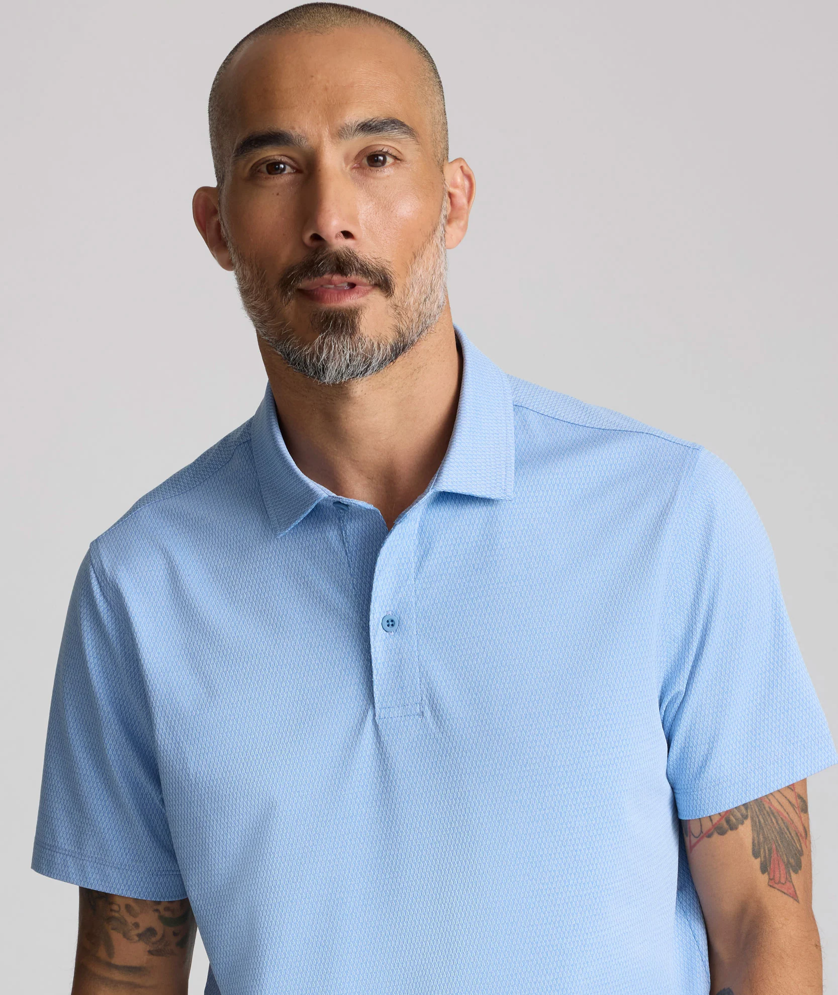 Image of Textured Performance Polo