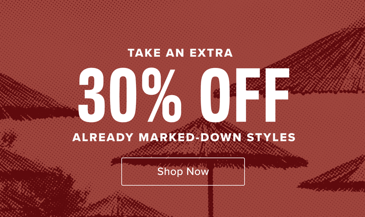 Take Extra 30% Off