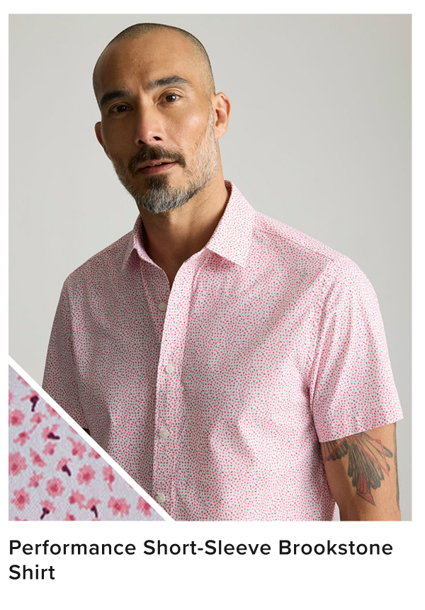 Performance Short-Sleeve Brookstone Shirt Performance Short-Sleeve Brookstone Shirt
