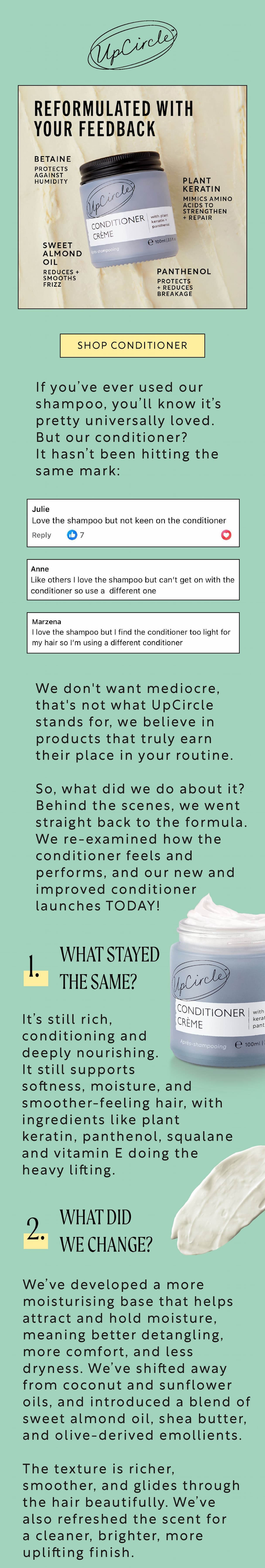 Shop New Reformulated Conditioner