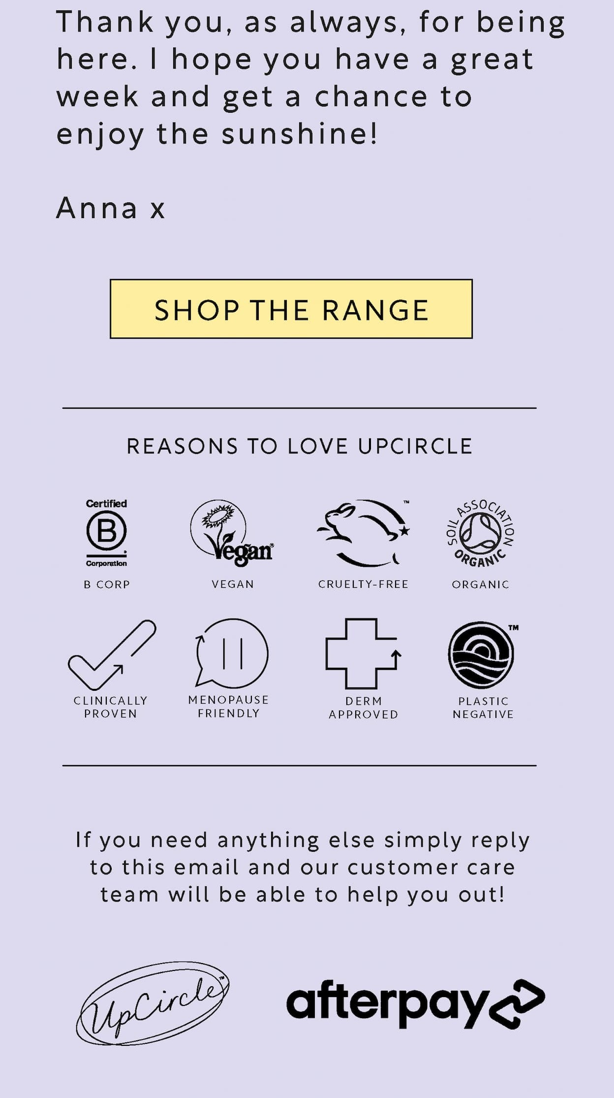 An update from our founder, plus how to switch up your routine for the season - shop now