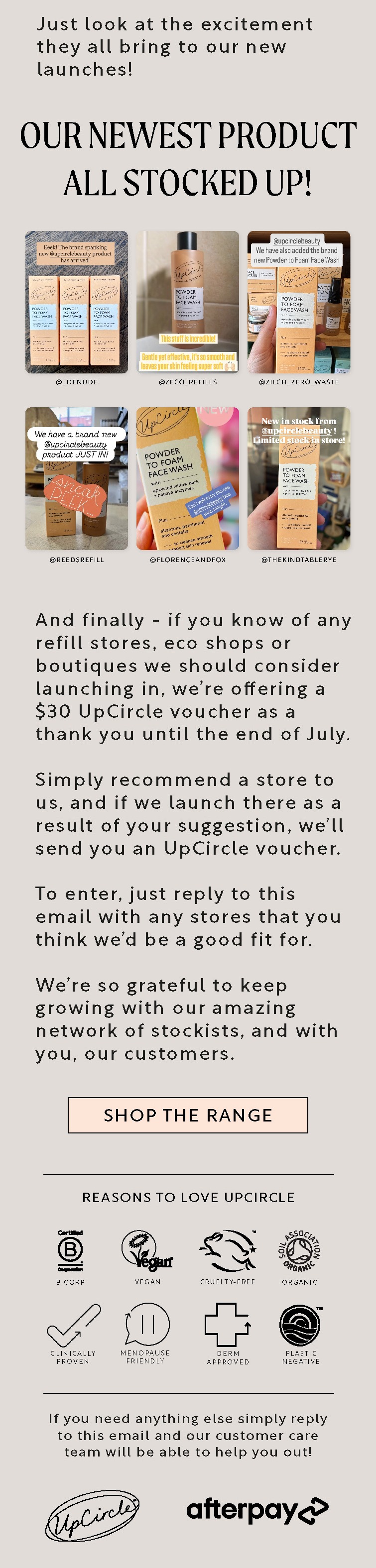 Celebrating our wonderful independent stockists - shop now!