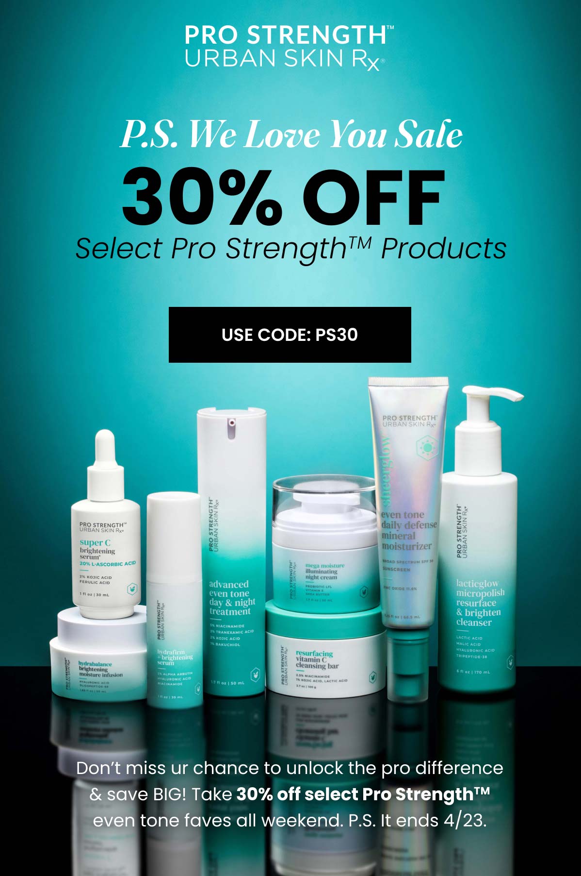 30% OFF Select Pro Strength™ Faves