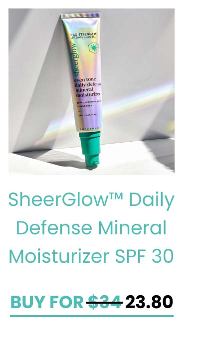 SheerGlow™ Even Tone Daily Defense Mineral Moisturizer SPF 30