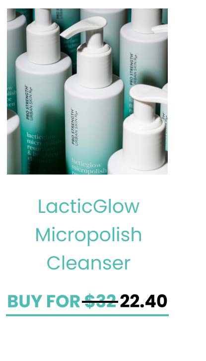LacticGlow Micropolish Resurface & Brighten Cleanser