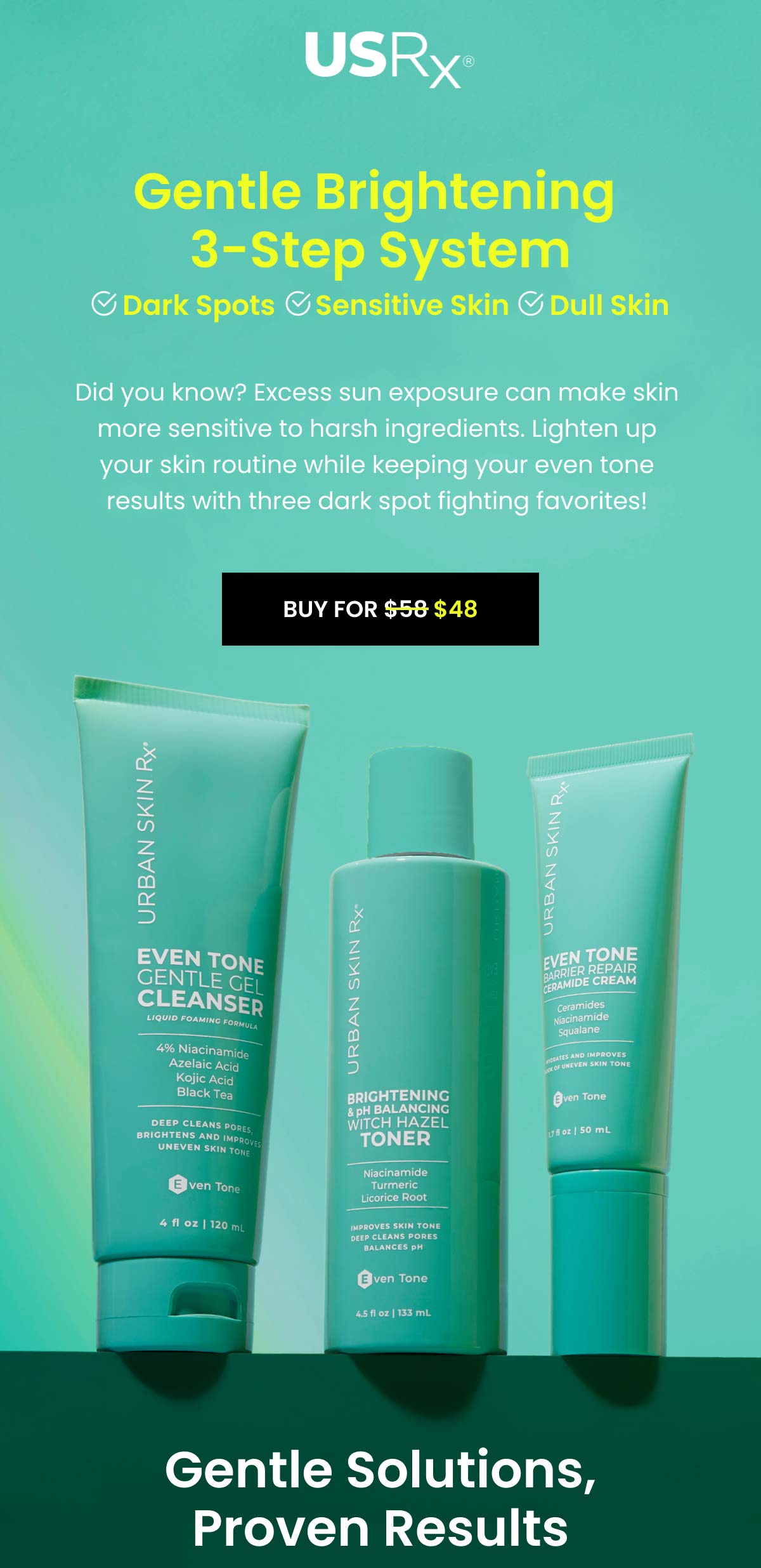 Gentle Brightening 3-Step System
