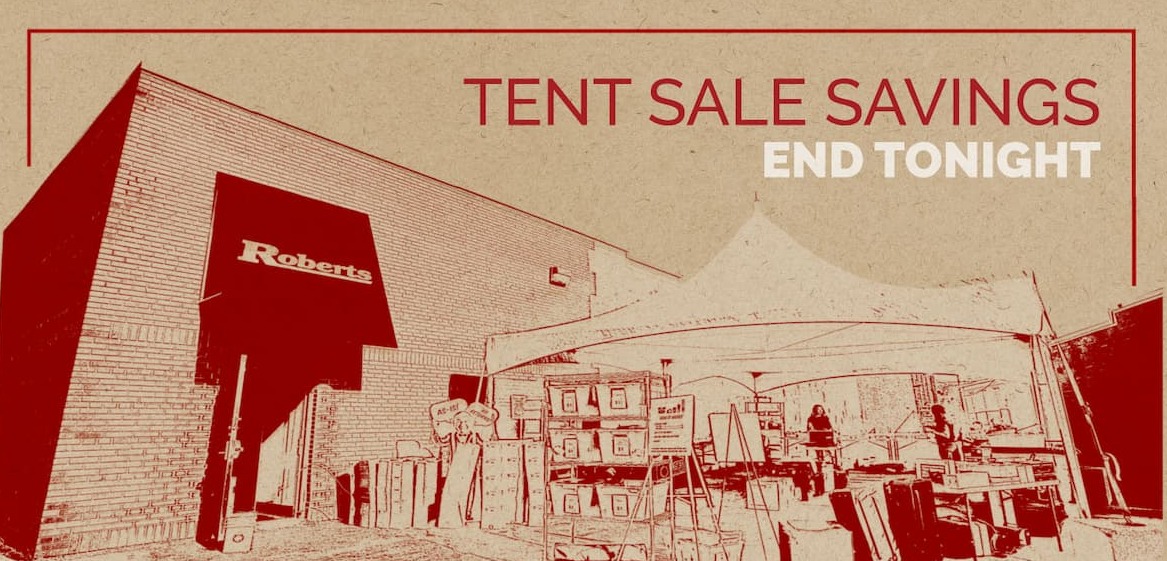 68th Anniversary Tent Sale - August 16