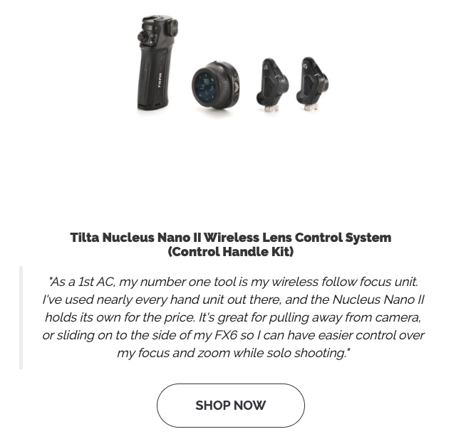 Tilta Nucleus Nano II Wireless Lens Control System (Control Handle Kit)