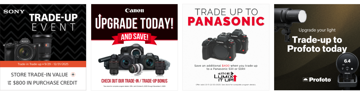Check out these exciting Trade-Up Bonus programs!