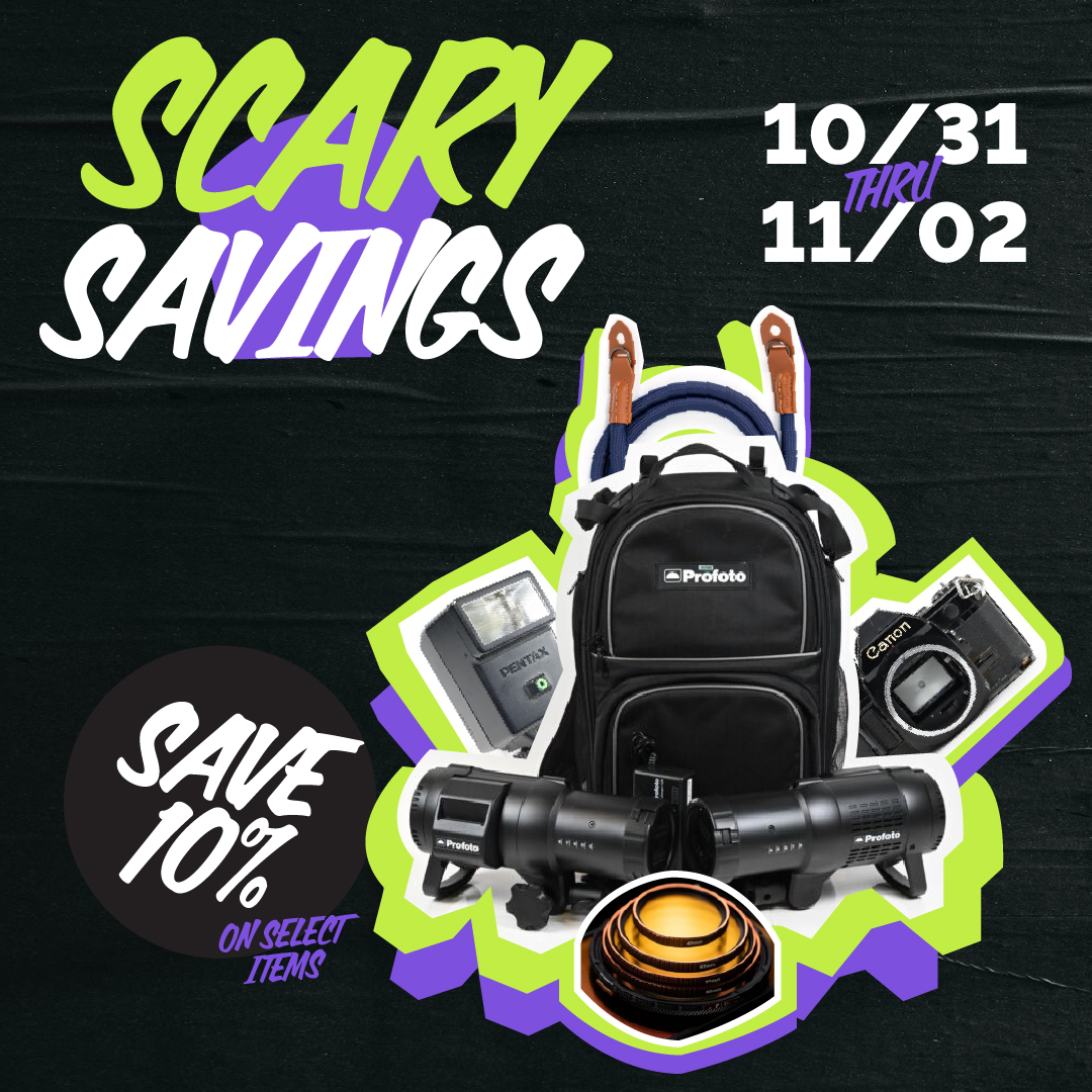 Shop Scary Savings from Roberts Camera and UsedPhotoPro!