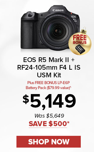 EOS R5 Mark II with RF24-105mm f4