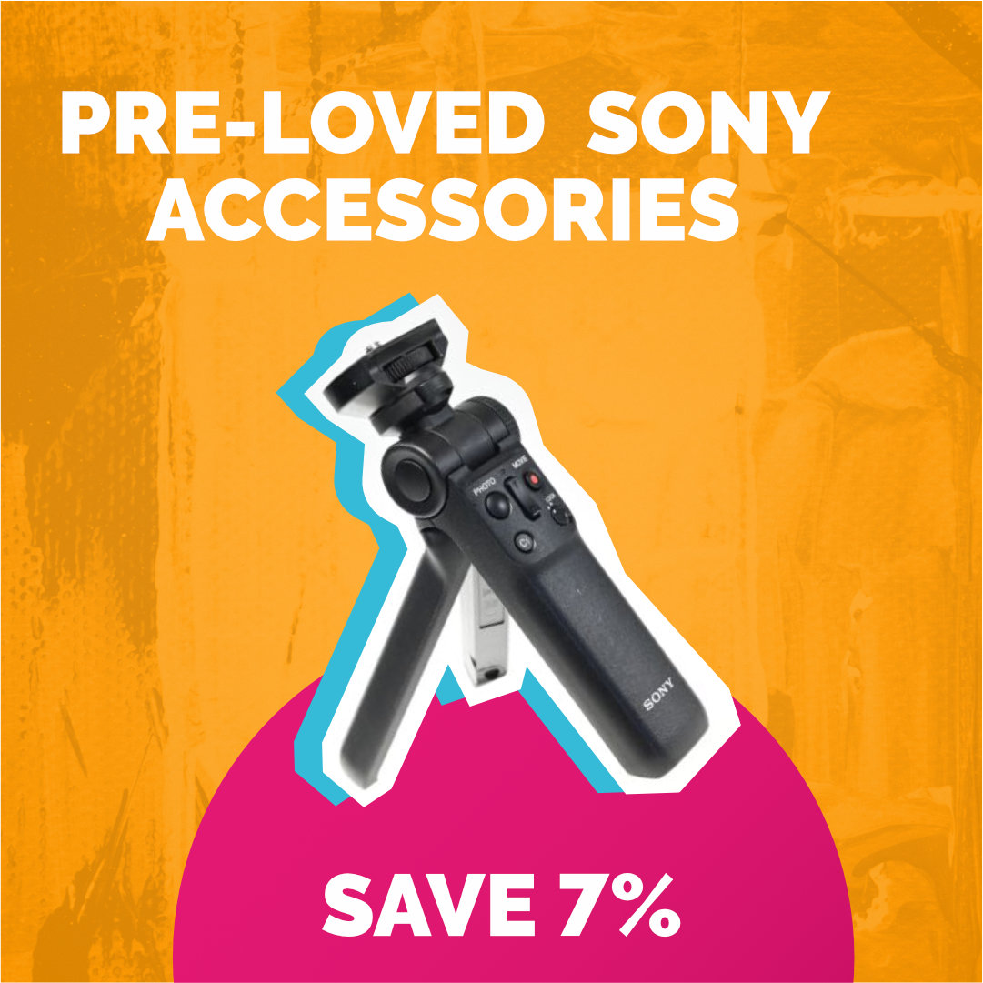Save 7% on all Pre-Loved Sony accessories