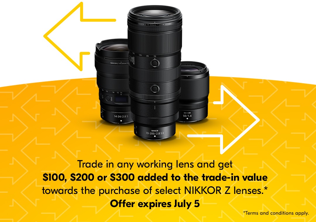 Nikon Lens Trade Up Event