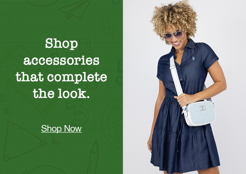 Shop accessories that complete the look. Shop now