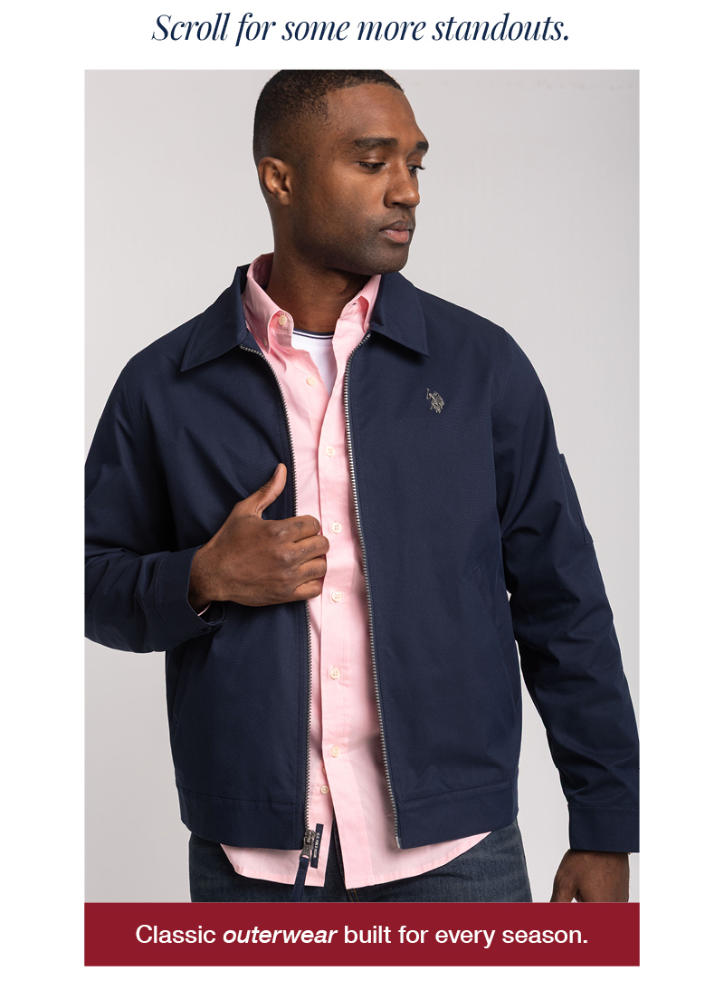 Scroll for some more standouts. Classic outerwear built for every season.