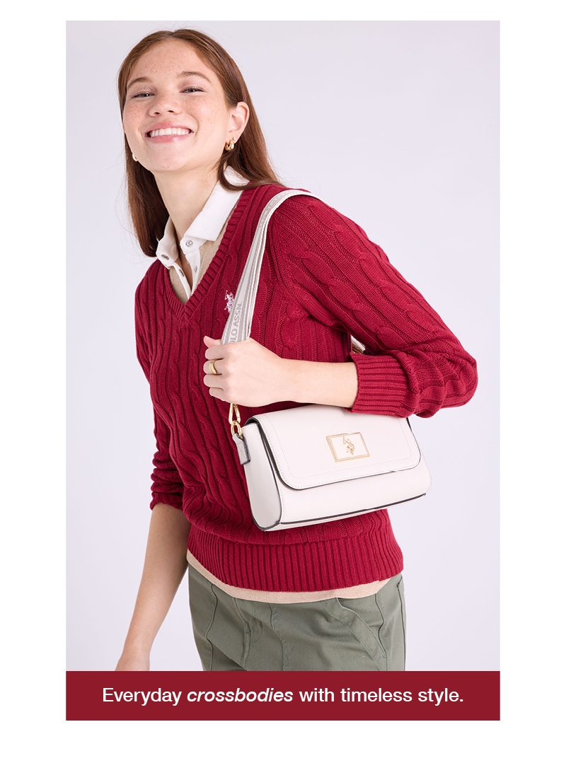 Everyday crossbodies with timeless style.