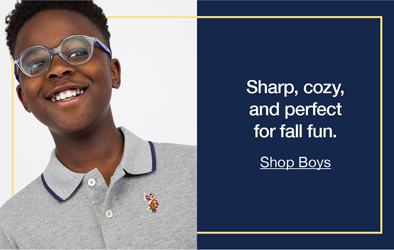 Sharp, cozy, and perfect for fall fun. Shop Boys