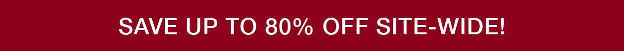 Save up to 80% off site-wide!