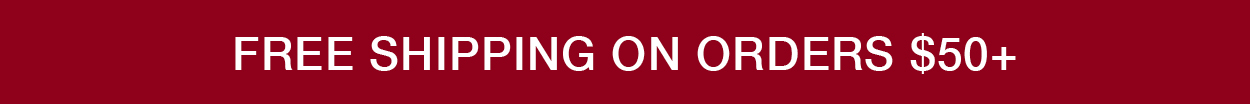 Free shipping on orders $50+
