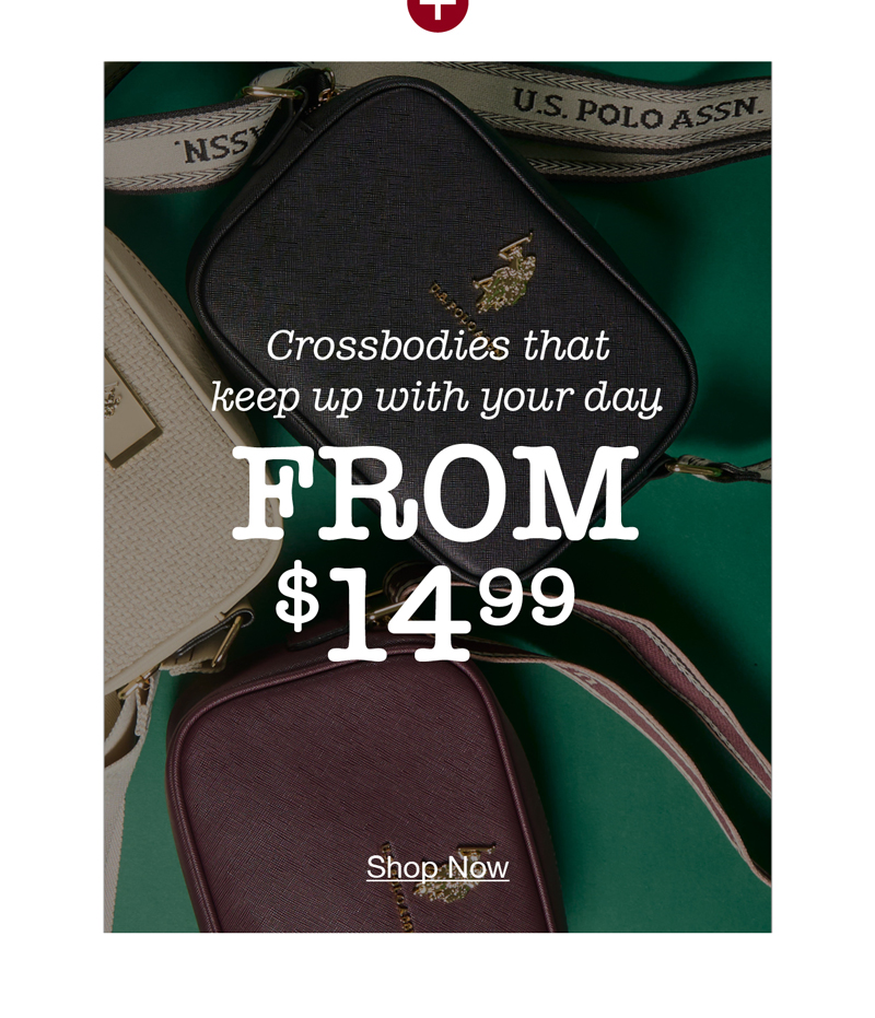 Crossbodies that keep up with your day.
