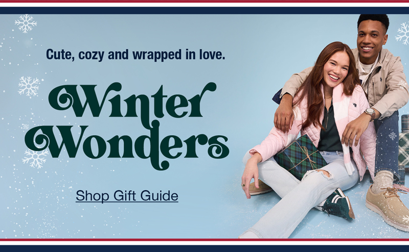 Cute, cozy and wrapped in love. Winder Wonders: shop gift guide