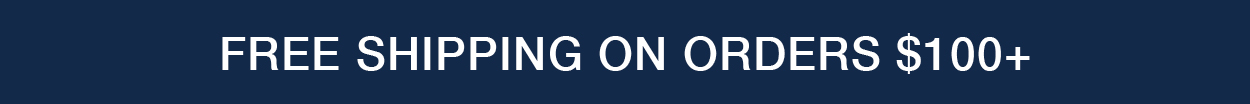 Free shipping on orders $100+