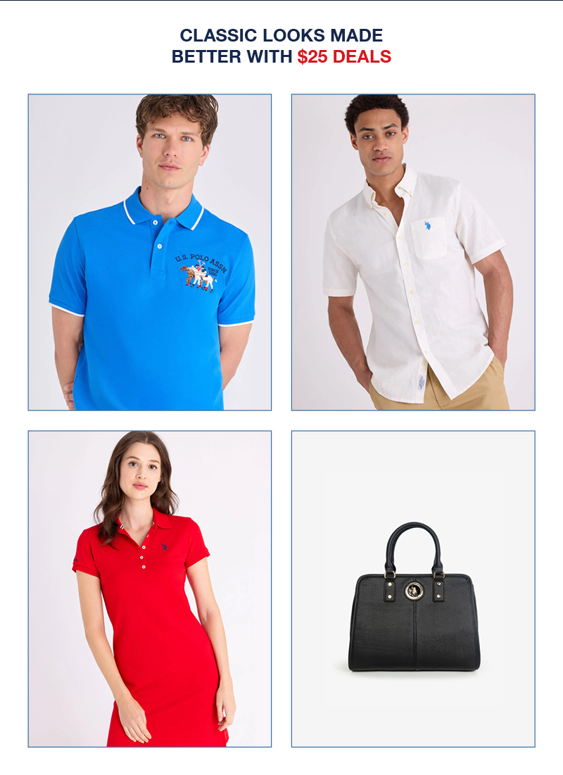 Classic looks made better with $25 deals