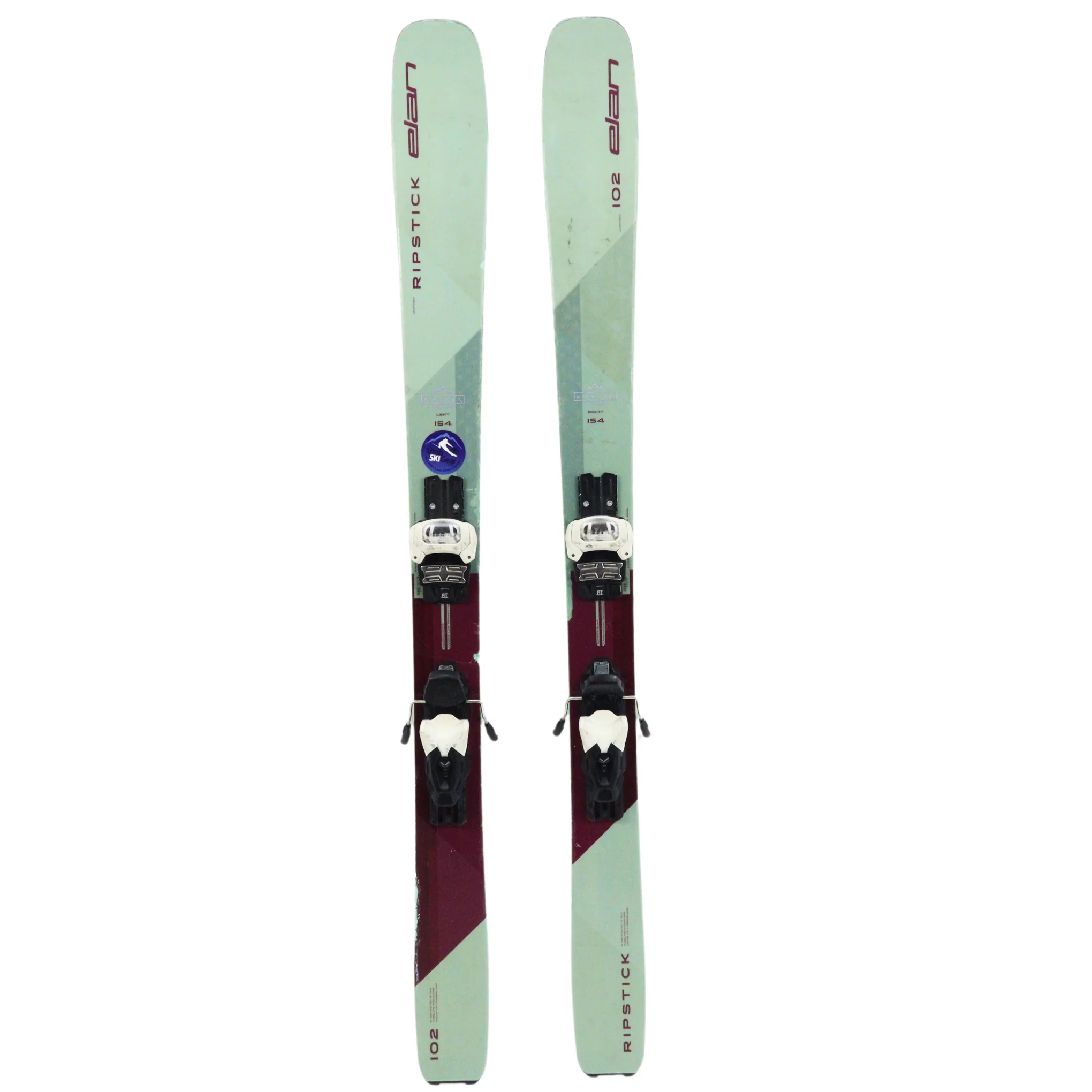Image of Elan Ripstick 102W 2021 Ski + Attack 11AT Demo Bindings - USED
