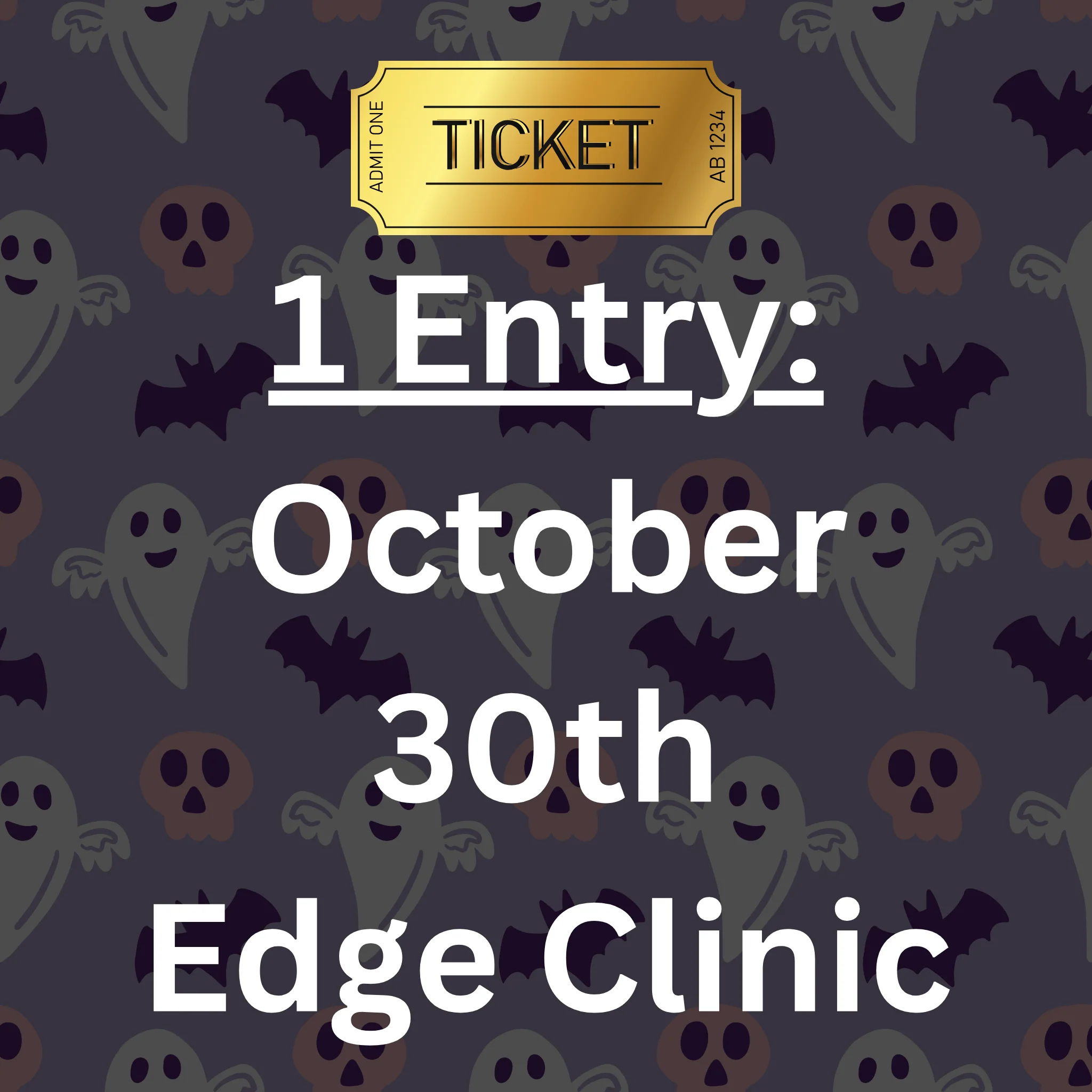 Image of 1 Entry to USG October 30th Edge Clinic