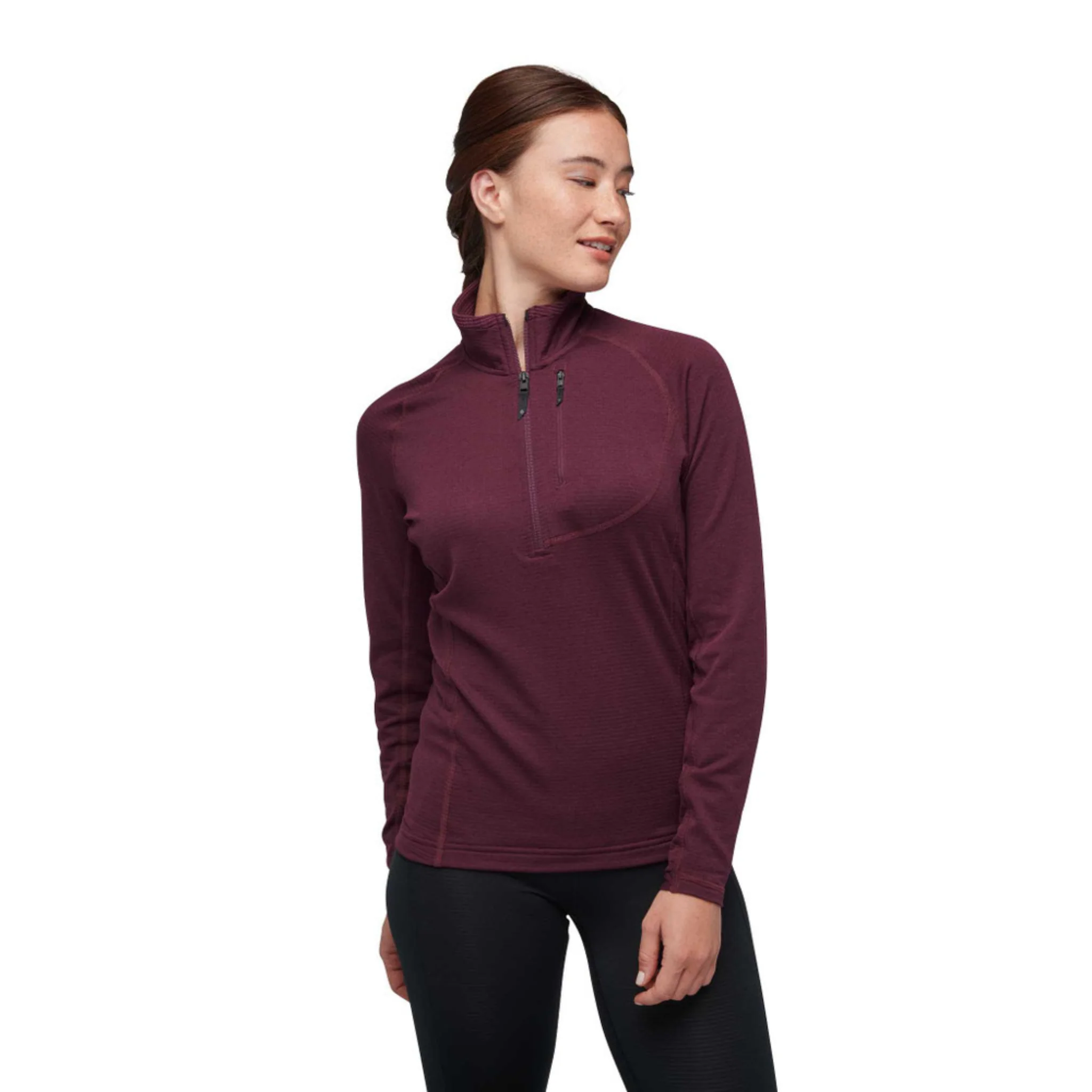 Image of Black Diamond Women's Coefficient LT Quarter Zip Pullover