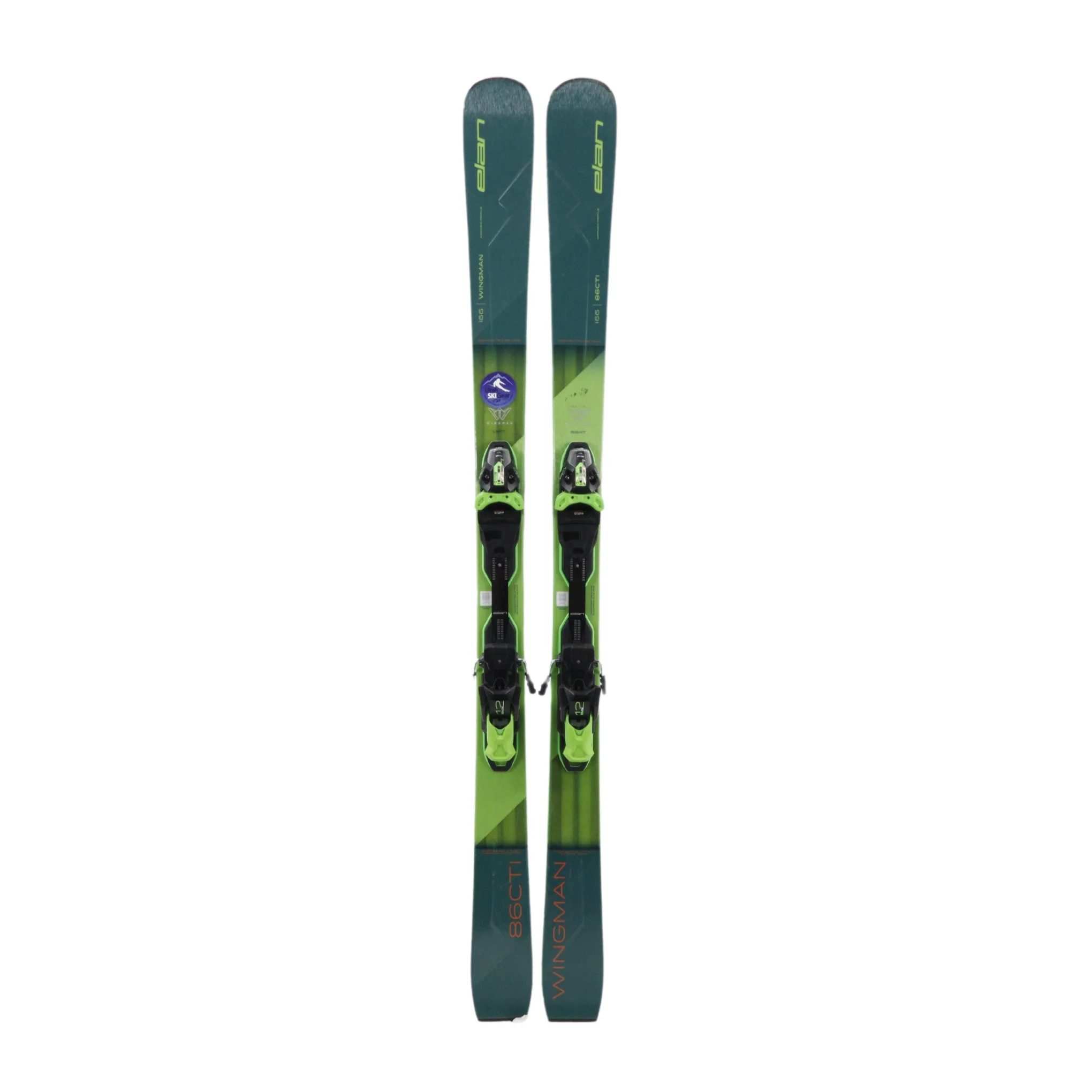 Image of Elan Wingman 86 CTI + Elan EMX 12 Demo Bindings- USED