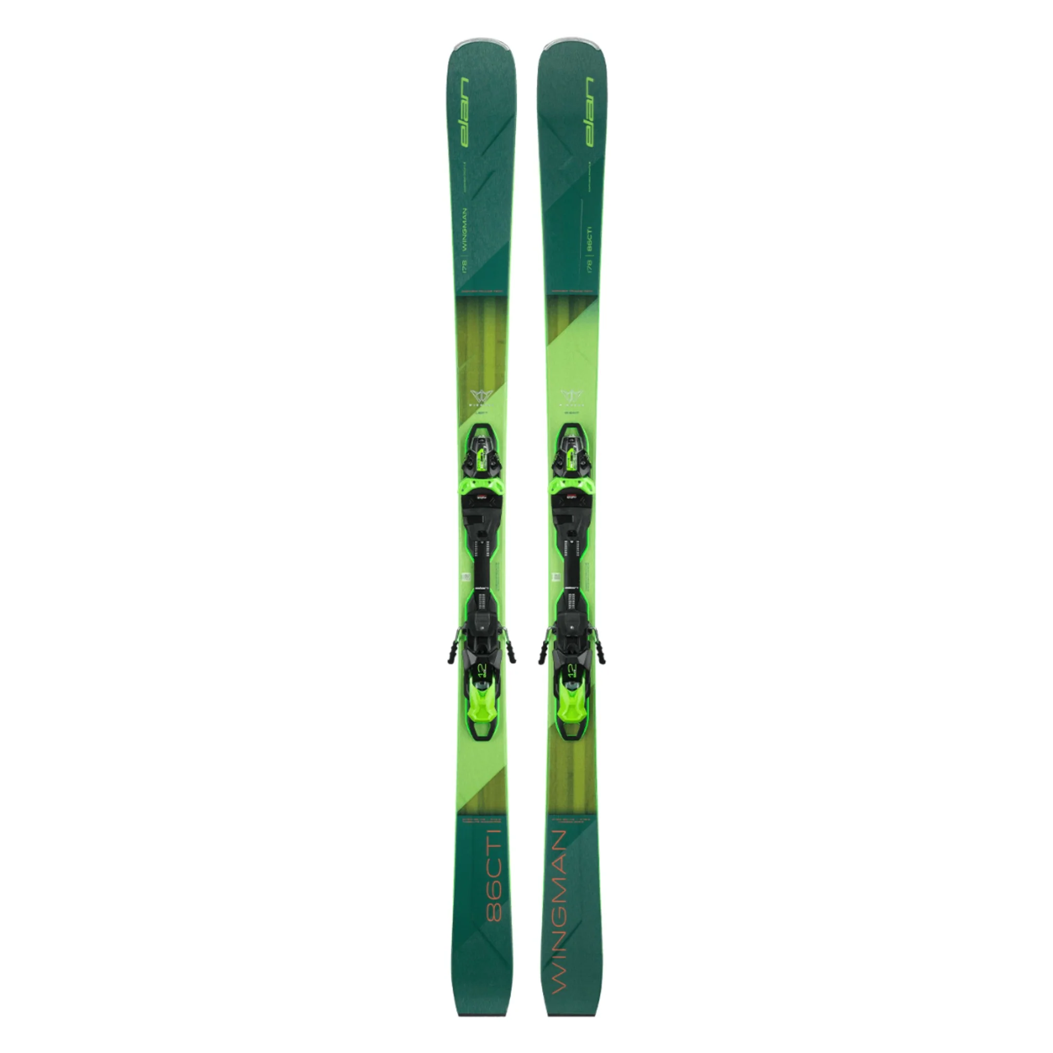 Image of Elan Wingman 86 CTI + Fusion X EMX 12.0 All-Mountain Skis 2025