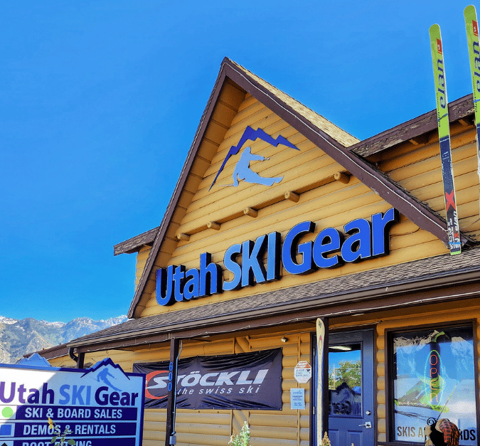 outside view of the utah ski gear sandy location