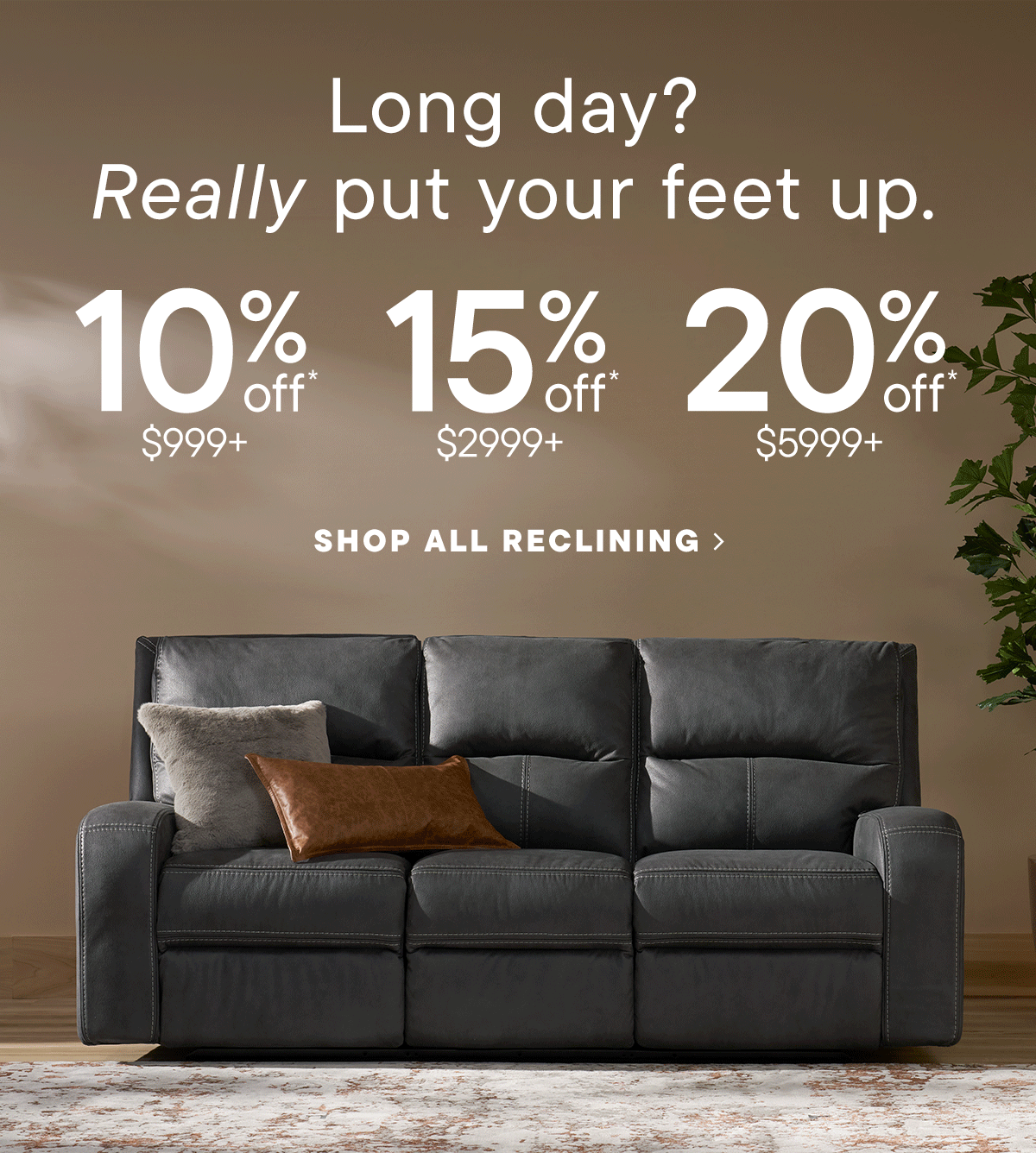 Buy more, 10% off $999+ | 15% off $2999+ | 20% off $5999+