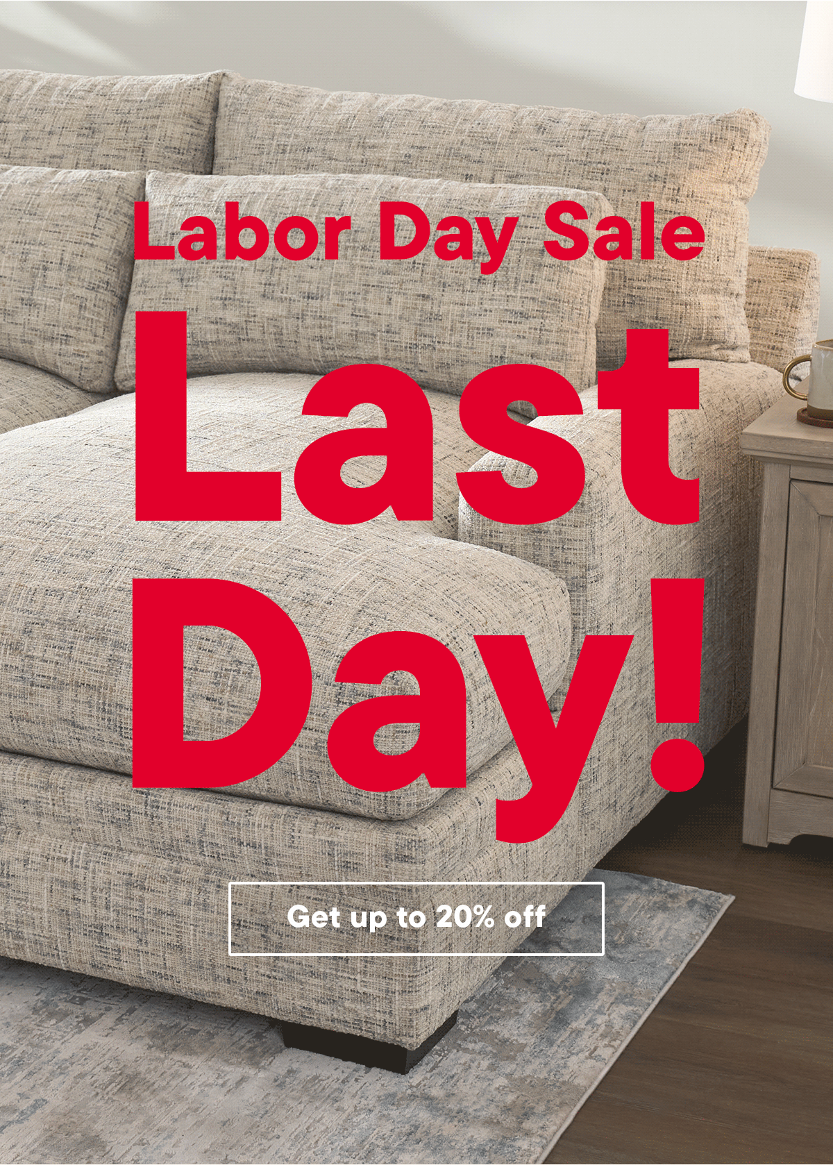 Last Day! Up to 20% off