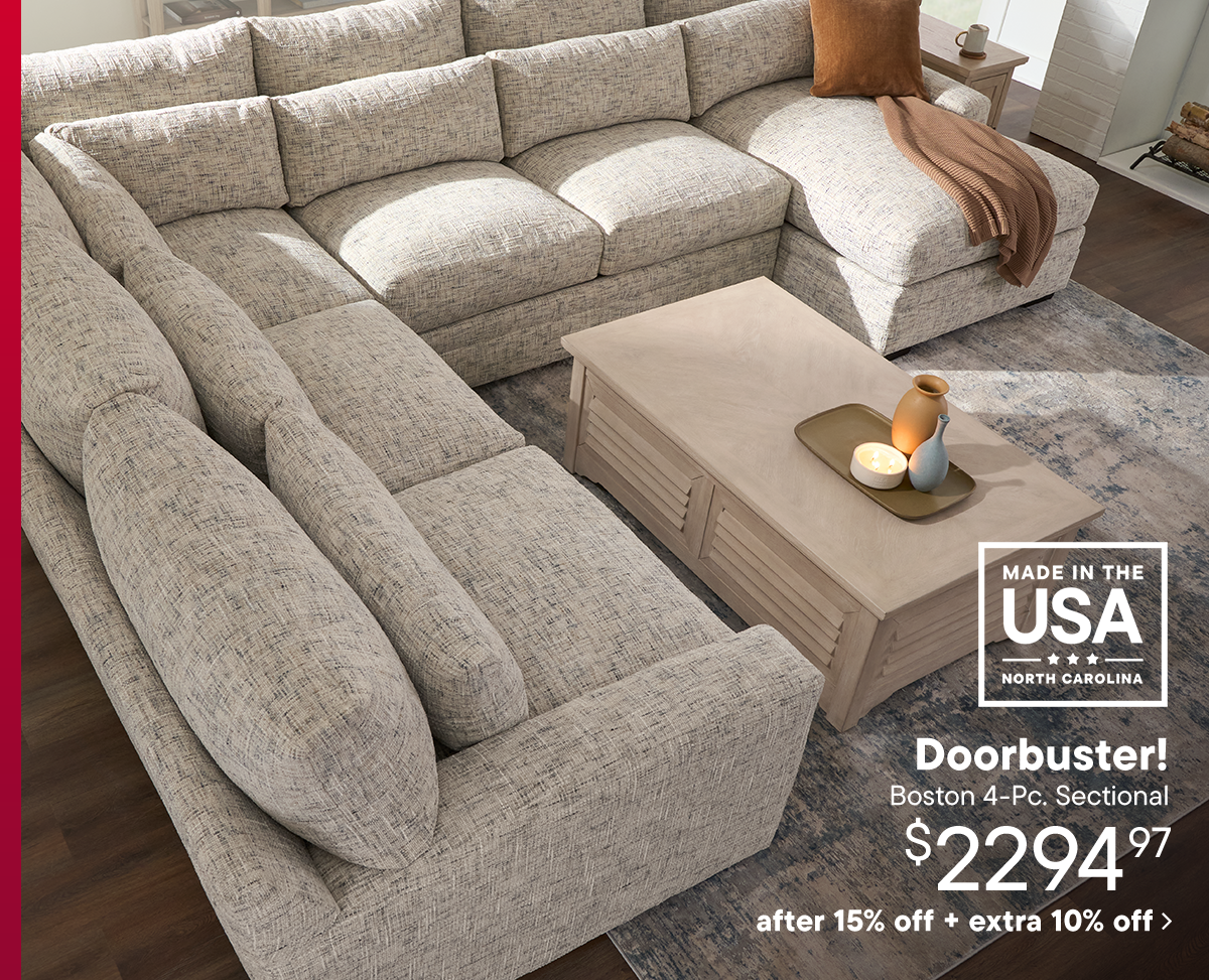 Shop Boston 4-Pc sectional