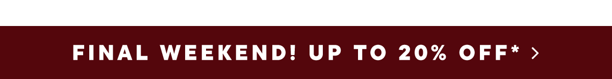 Labor Day Sale | Up to 20% off