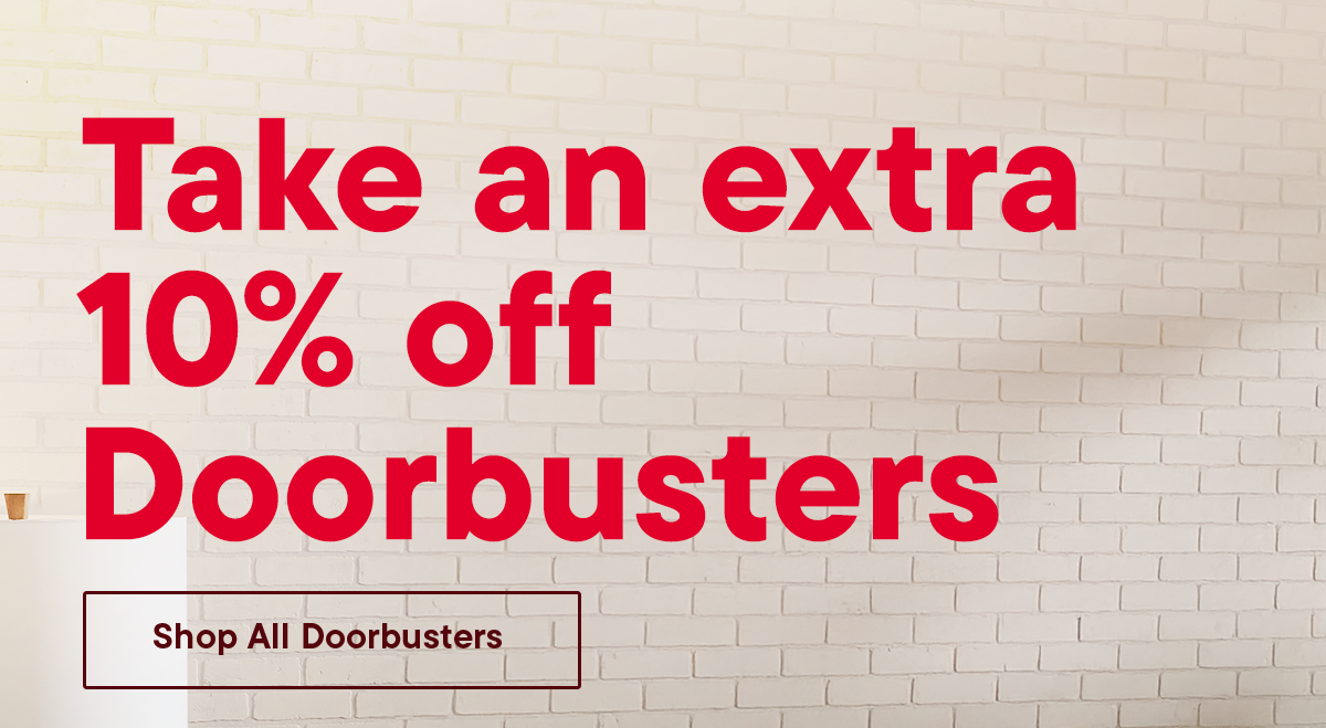 Extra 10% off doorbusters